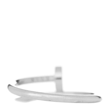 Cartier 18K White Gold Small Juste Un Clou Ring 55 7.25 3 of 4