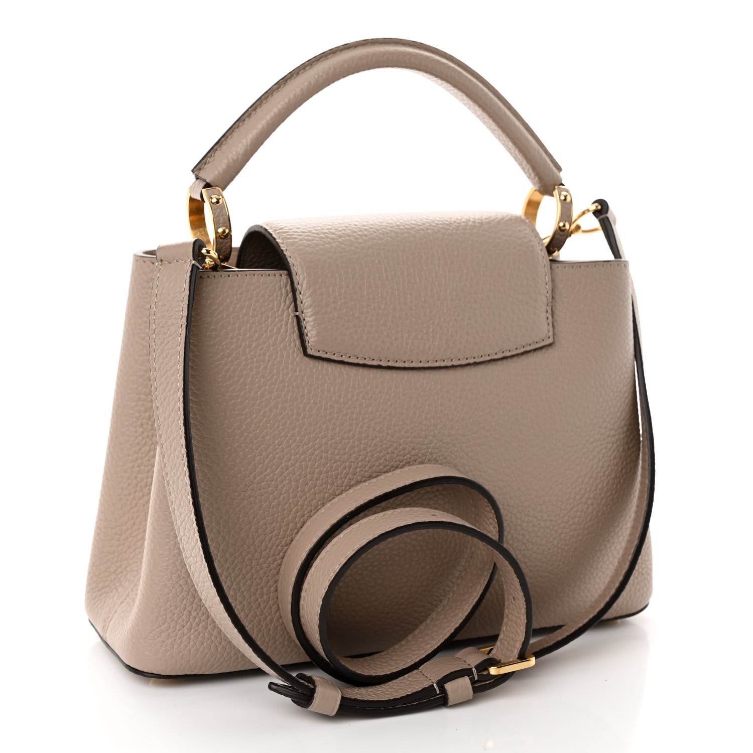 Louis Vuitton Taurillon Capucines BB Galet 3 of 9