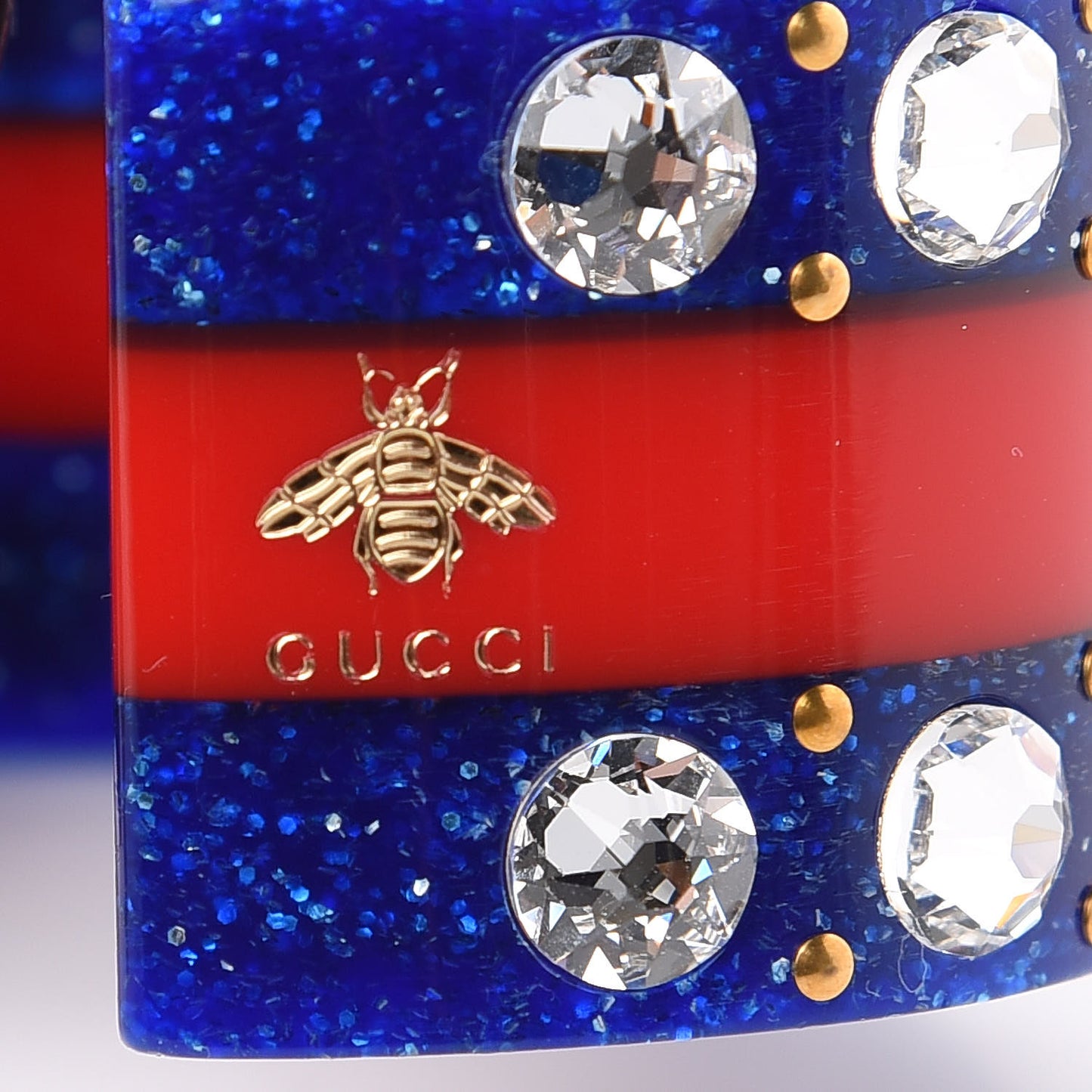 Crystal Web Cuff 16 Blue