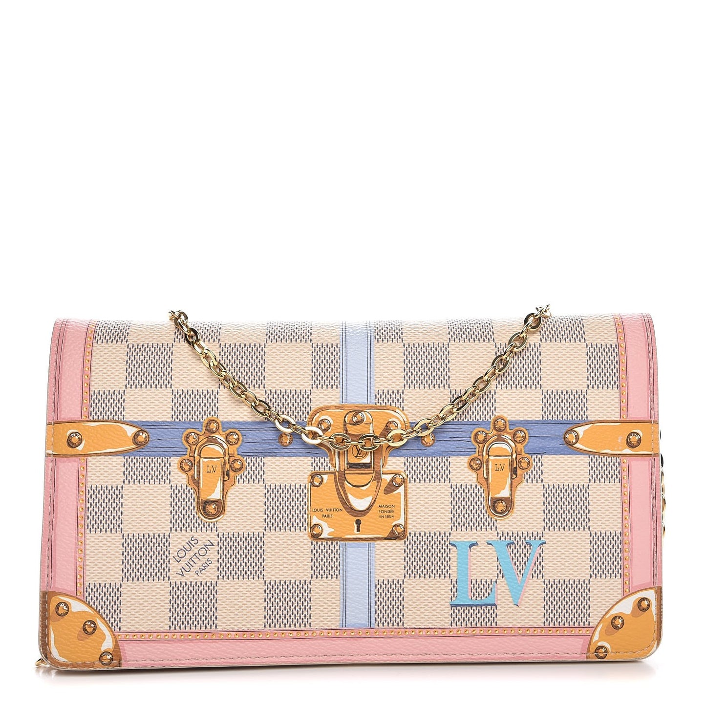 Damier Azur Summer Trunks Pochette Weekend