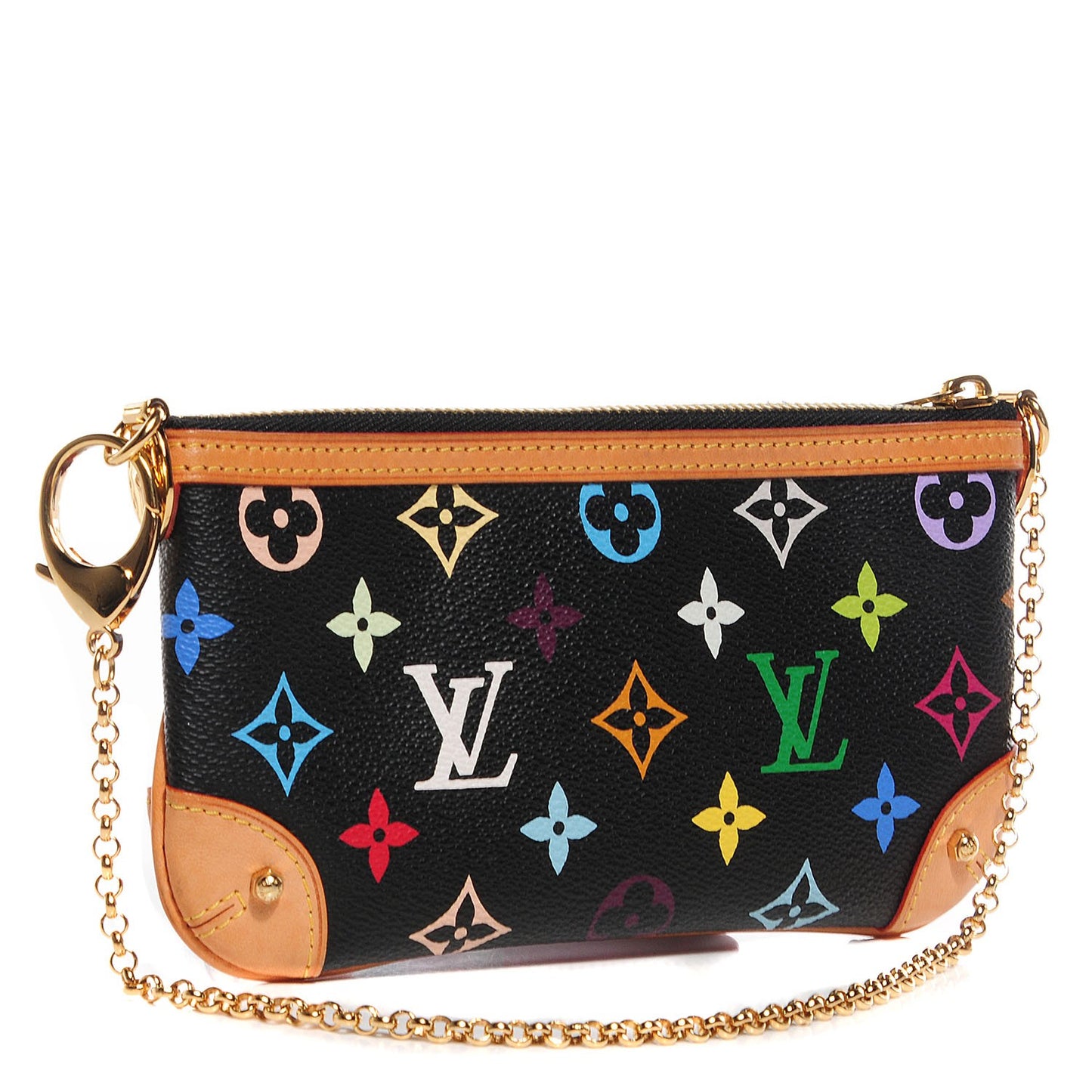 Monogram Multicolor Pochette Milla MM Black