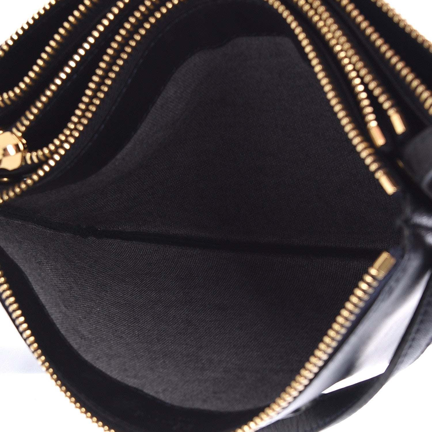 Celine Lambskin Small Trio Crossbody Bag Navy Blue 6 of 13