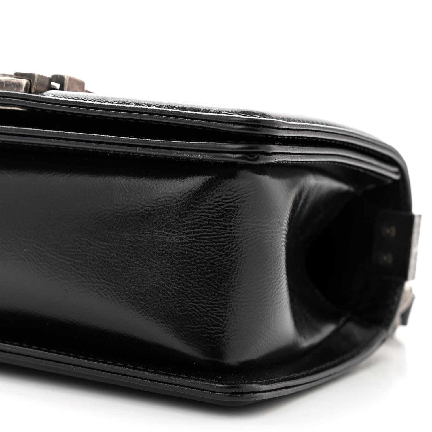 Chanel Metallic Glazed Calfskin Small Boy Flap Pink Black 10 of 11