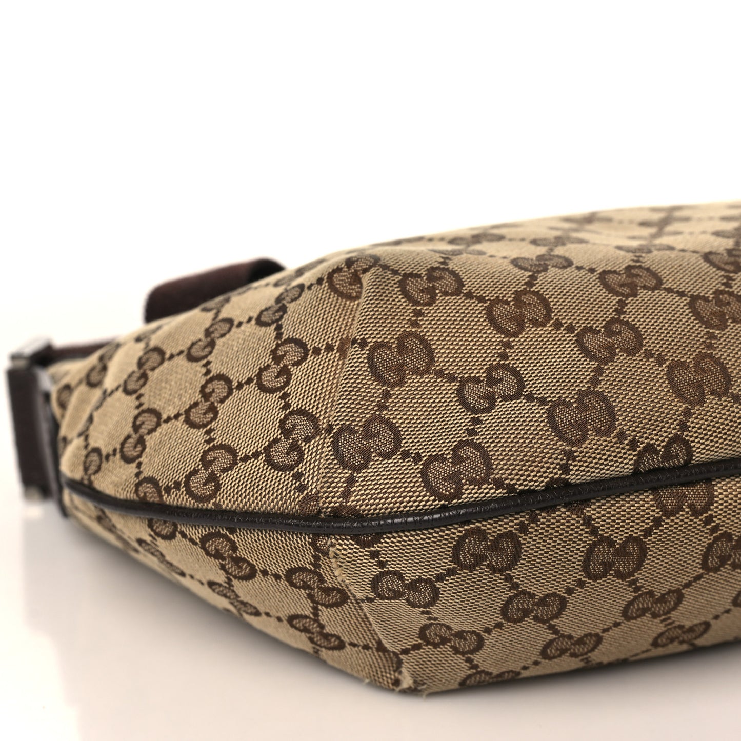 Monogram Medium Half Moon Hobo Dark Brown