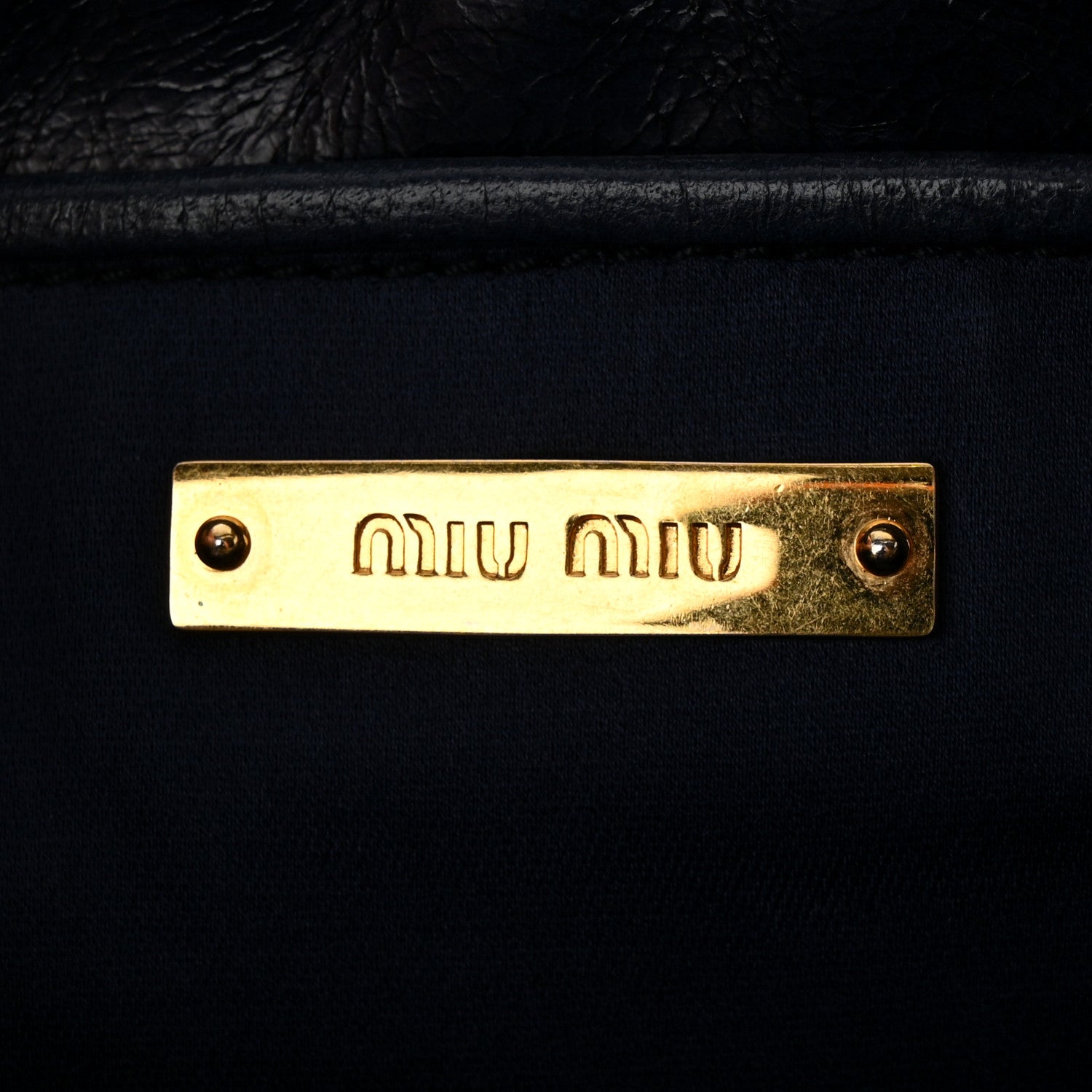 Miu Miu Nappa Matelasse Lux Shoulder Bag Bleuette 6 of 13