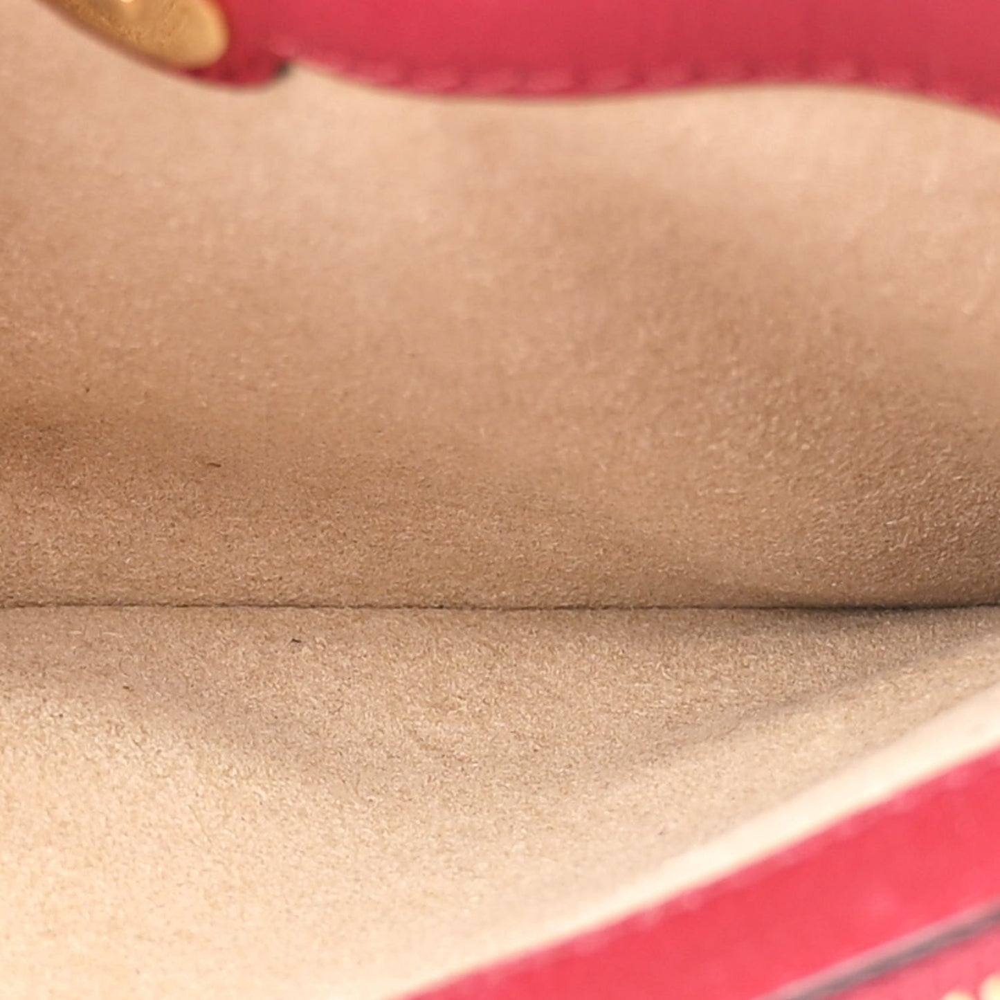 Goatskin Suede Cross 3 Crossbody Bag Fig Pink Cherry