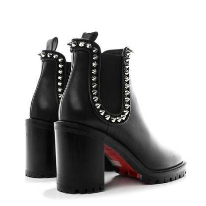 Christian Louboutin Nappa Spiked Capahutta 70 Chelsea Boots 40 Black 4 of 10