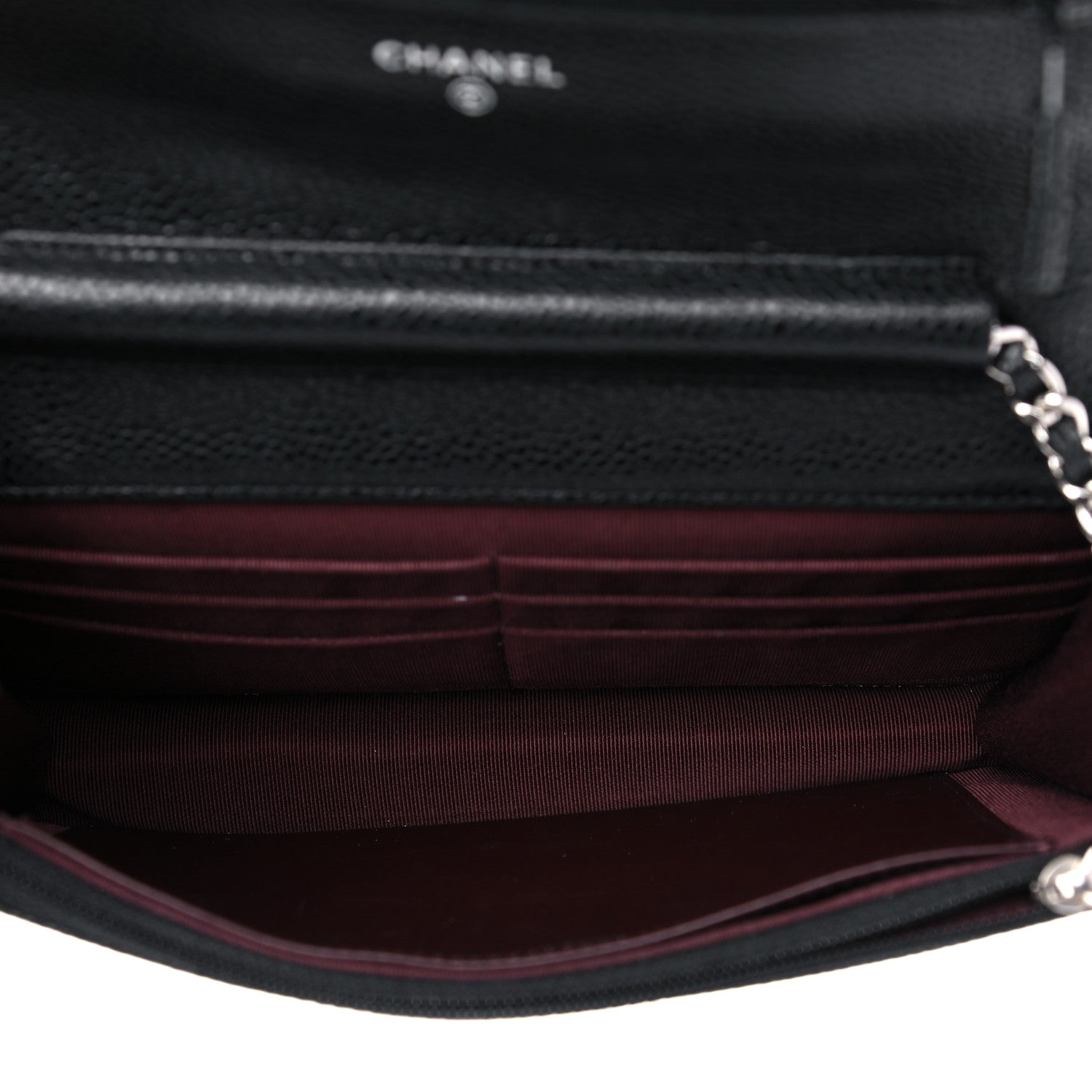 Chanel Caviar Quilted Wallet On Chain WOC Black 5 of 15