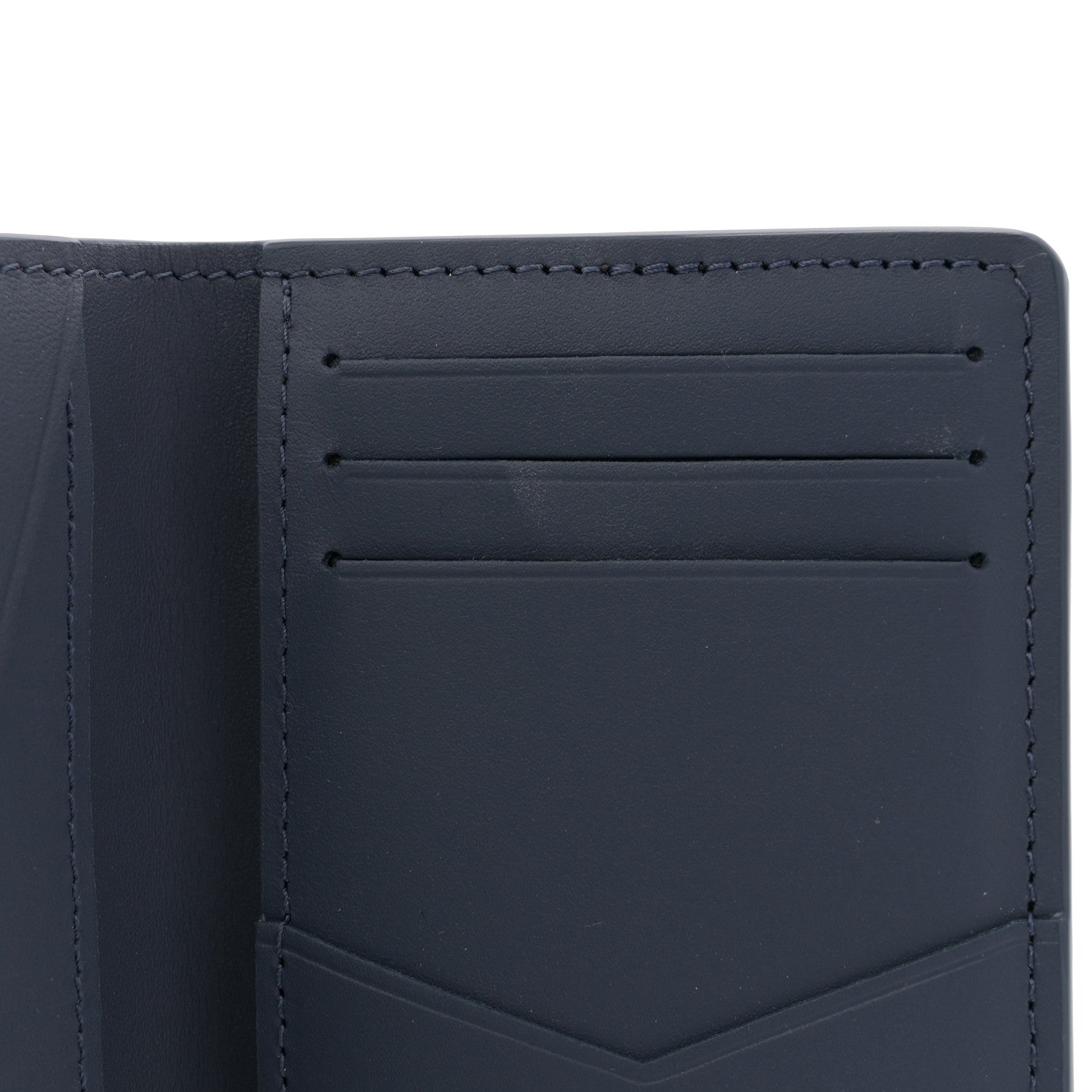 Louis Vuitton Calfskin Monogram Shadow Pocket Organizer Blue 7 of 7