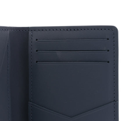 Louis Vuitton Calfskin Monogram Shadow Pocket Organizer Blue 7 of 7