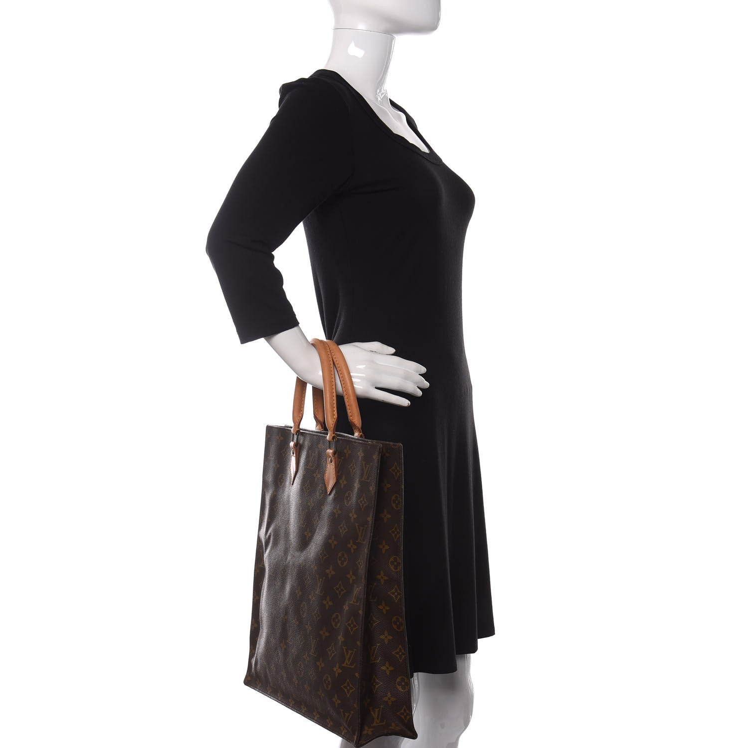 Louis Vuitton Monogram Sac Plat 2 of 11