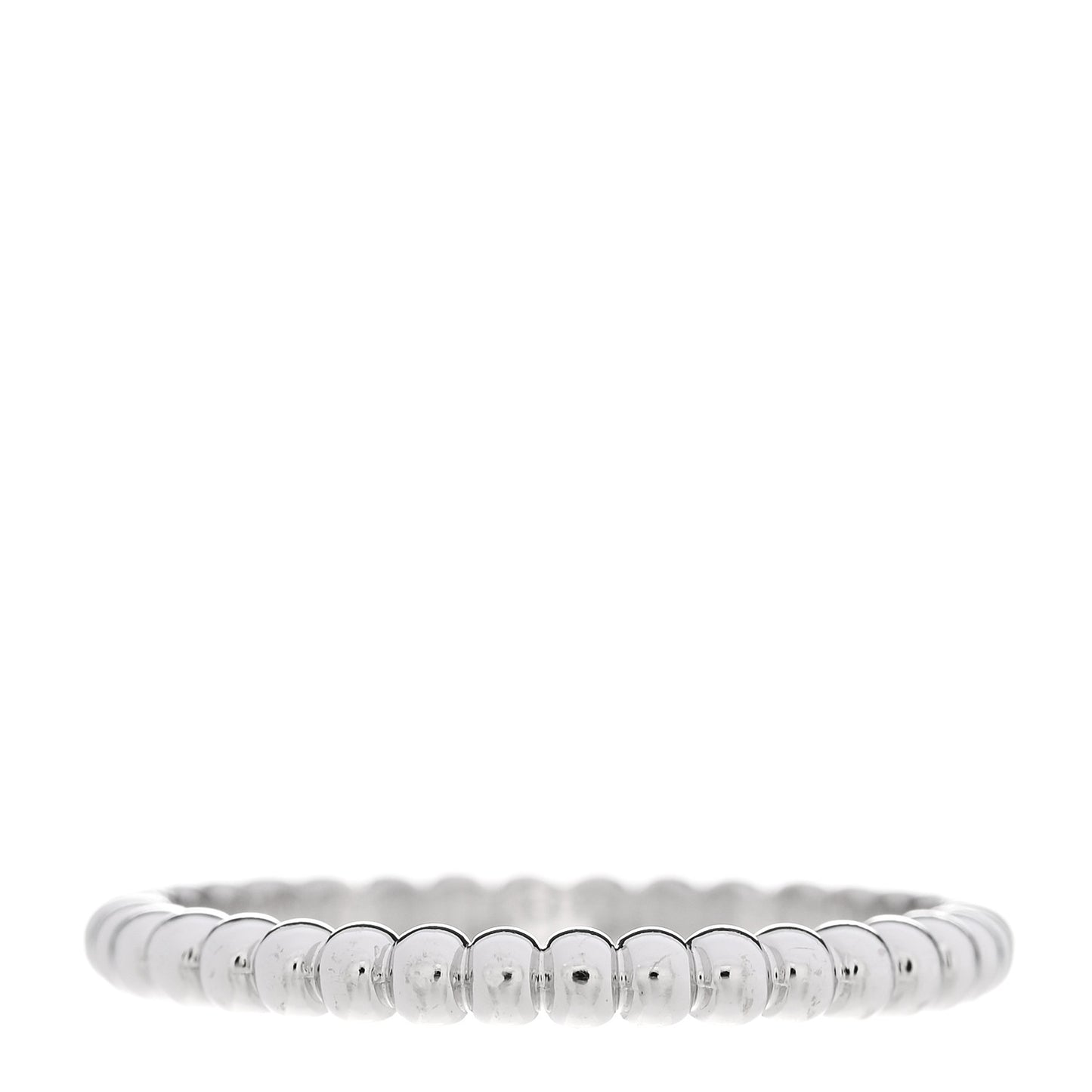 18K White Gold Small Perlee Ring 51 5.75