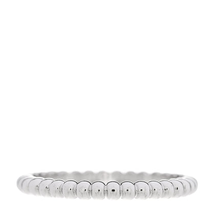 Van Cleef & Arpels 18K White Gold Small Perlee Ring 51 5.75 3 of 5