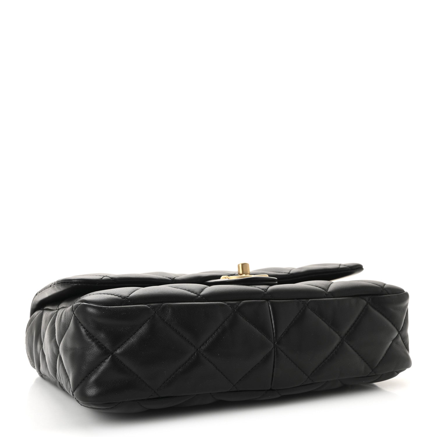 Chanel Lambskin Quilted Large CC Funky Town Flap Black 4 of 10