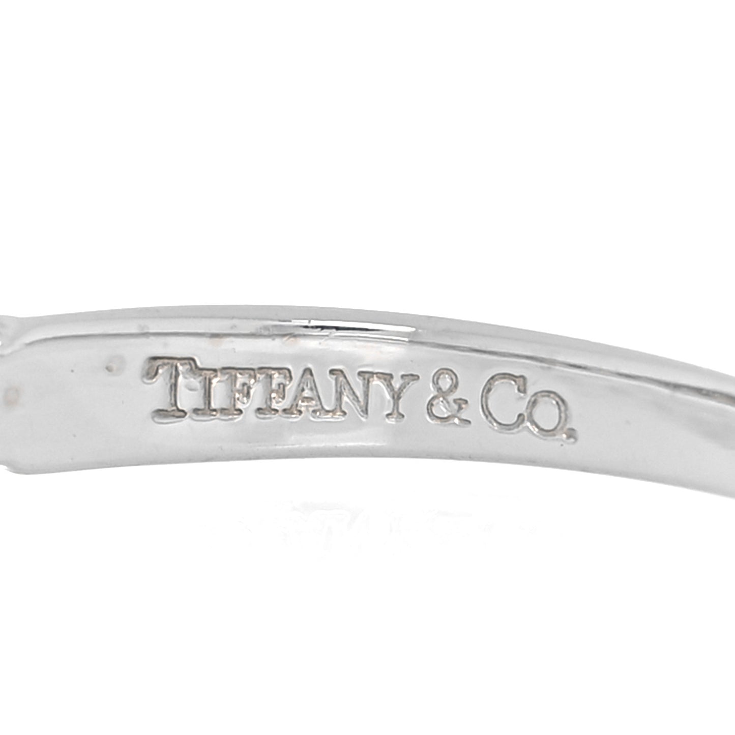 Platinum Diamond .27ct 2.2mm Half Circle Embrace Band Ring 50 5.25