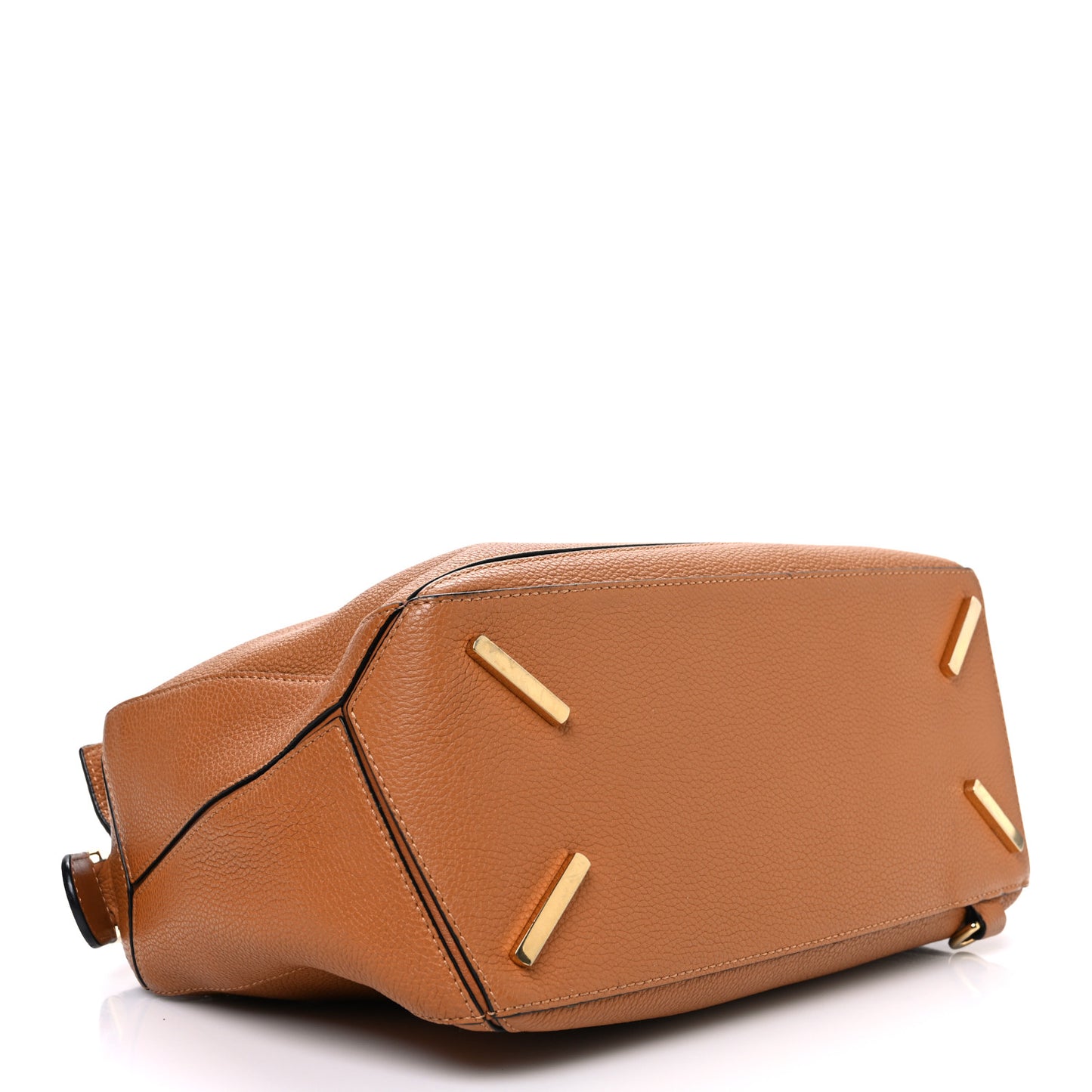 Calfskin Medium Puzzle Bag Tan