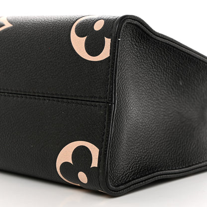 Louis Vuitton Empreinte Monogram Giant Onthego PM Black Beige 9 of 10