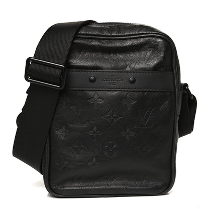 Louis Vuitton Calfskin Monogram Shadow Danube PM Black 1 of 10