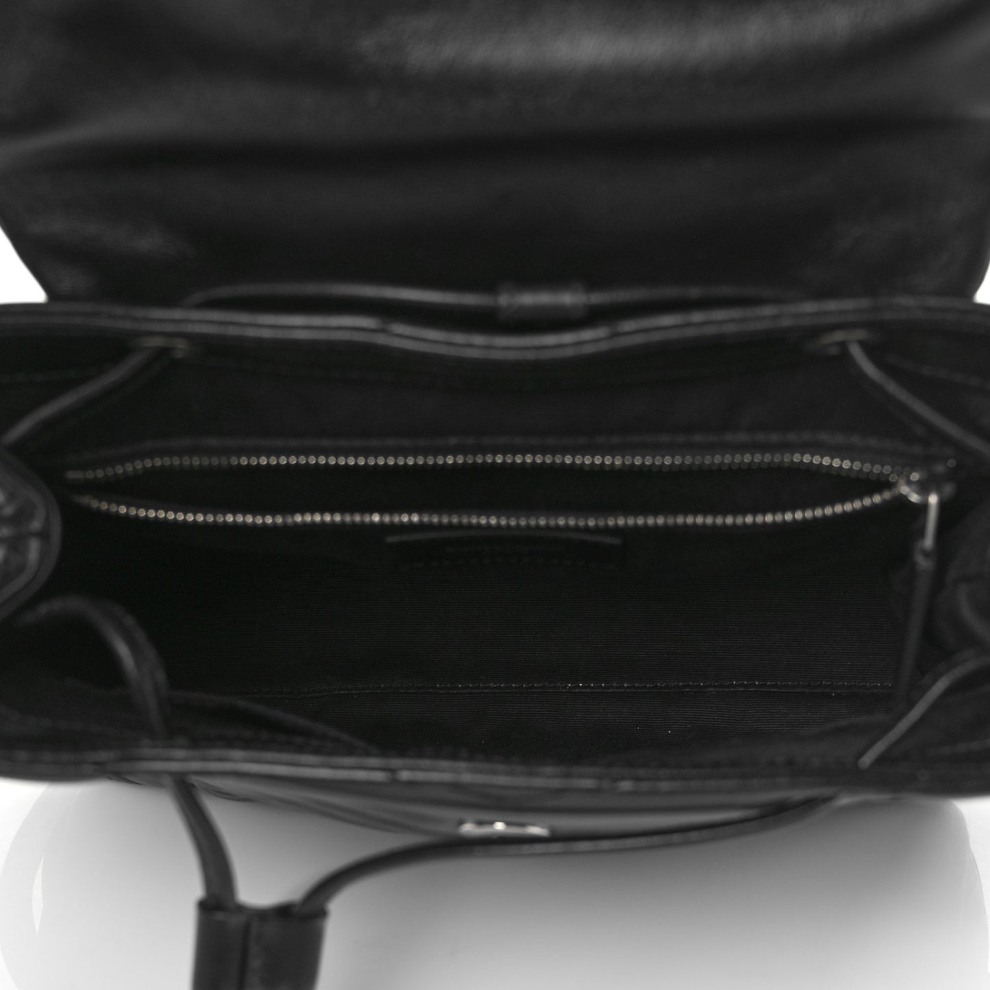 Calfskin Y Quilted Monogram Small Loulou Backpack Black