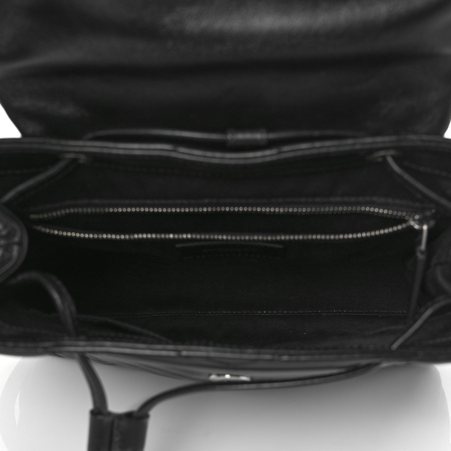 Saint Laurent Calfskin Y Quilted Monogram Small Loulou Backpack Black 5 of 10