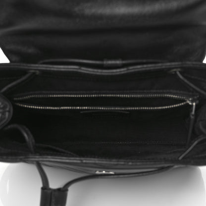 Saint Laurent Calfskin Y Quilted Monogram Small Loulou Backpack Black 5 of 10