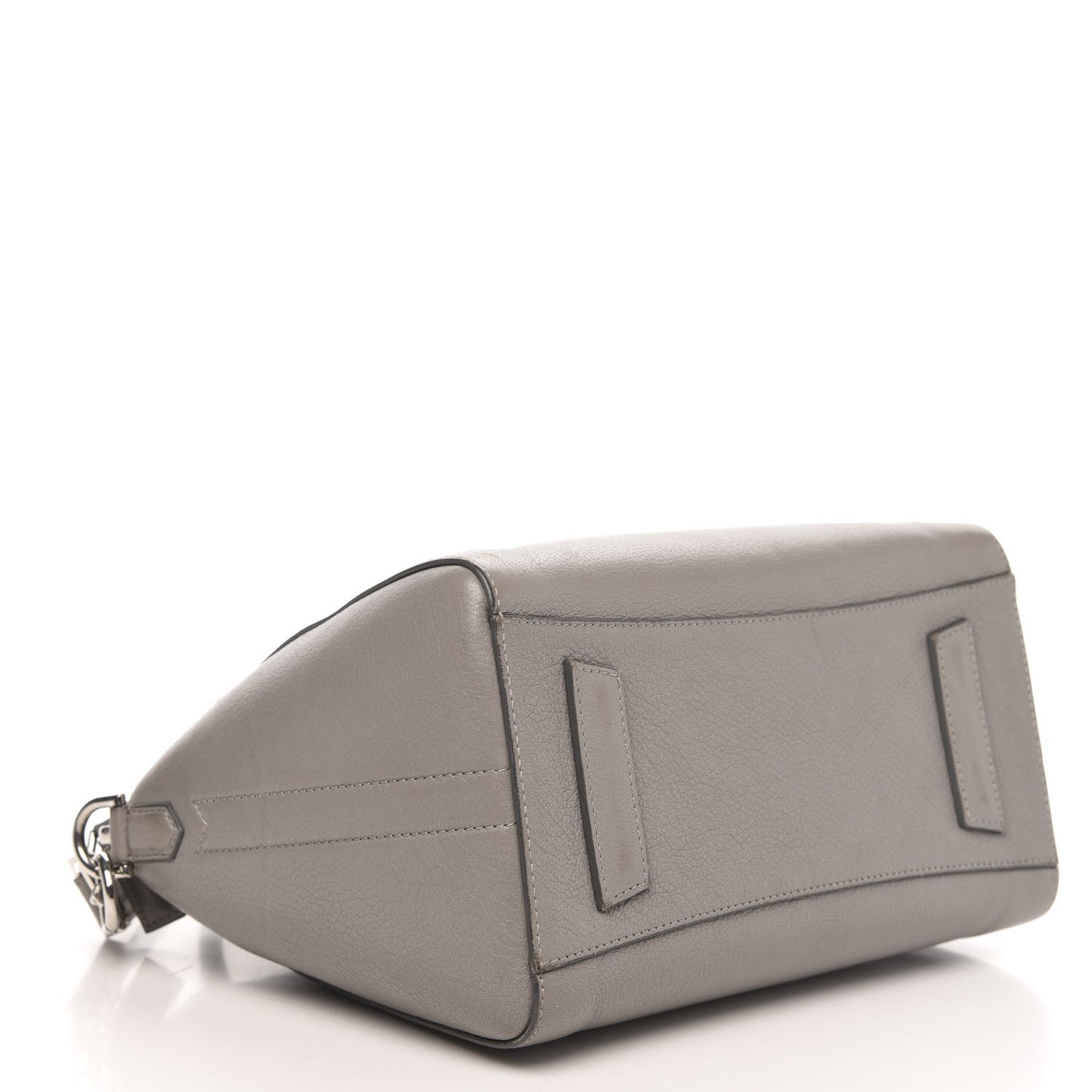 Sugar Goatskin Small Antigona Pearl Grey