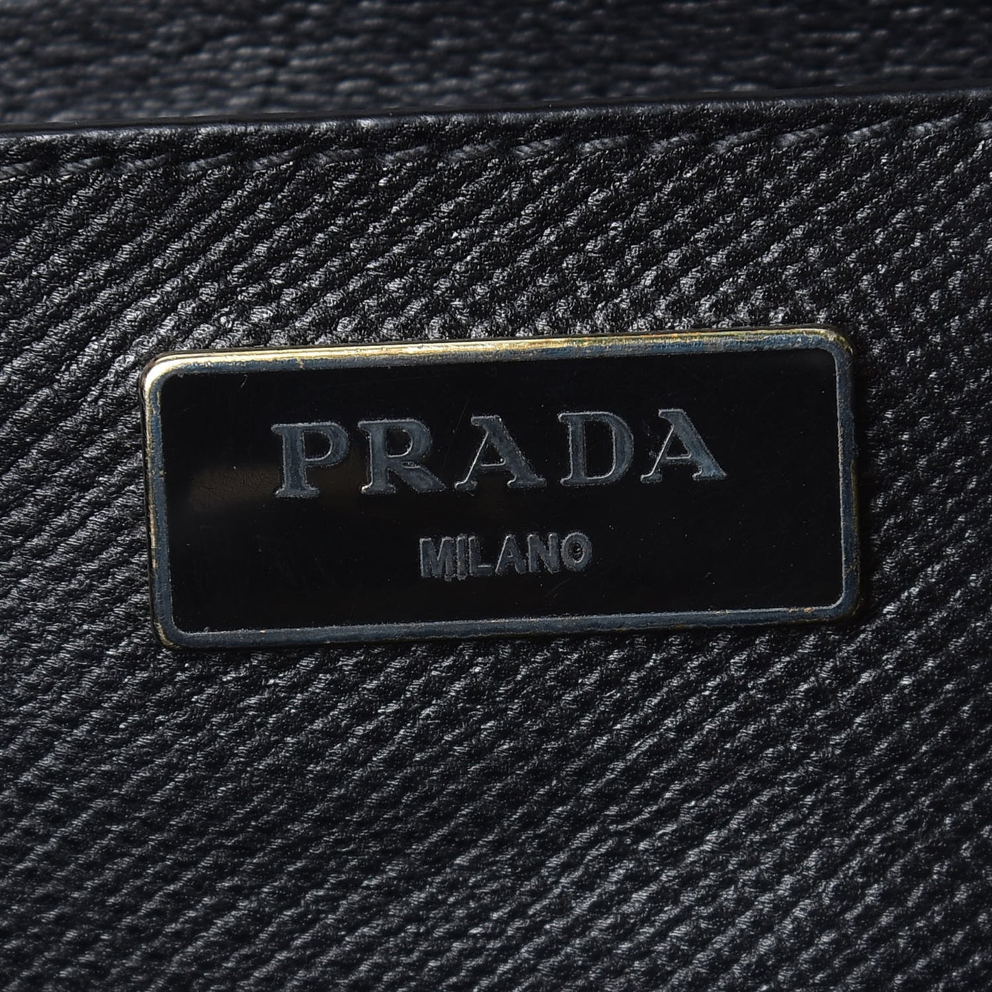 Saffiano Large Double Zip Tote Black