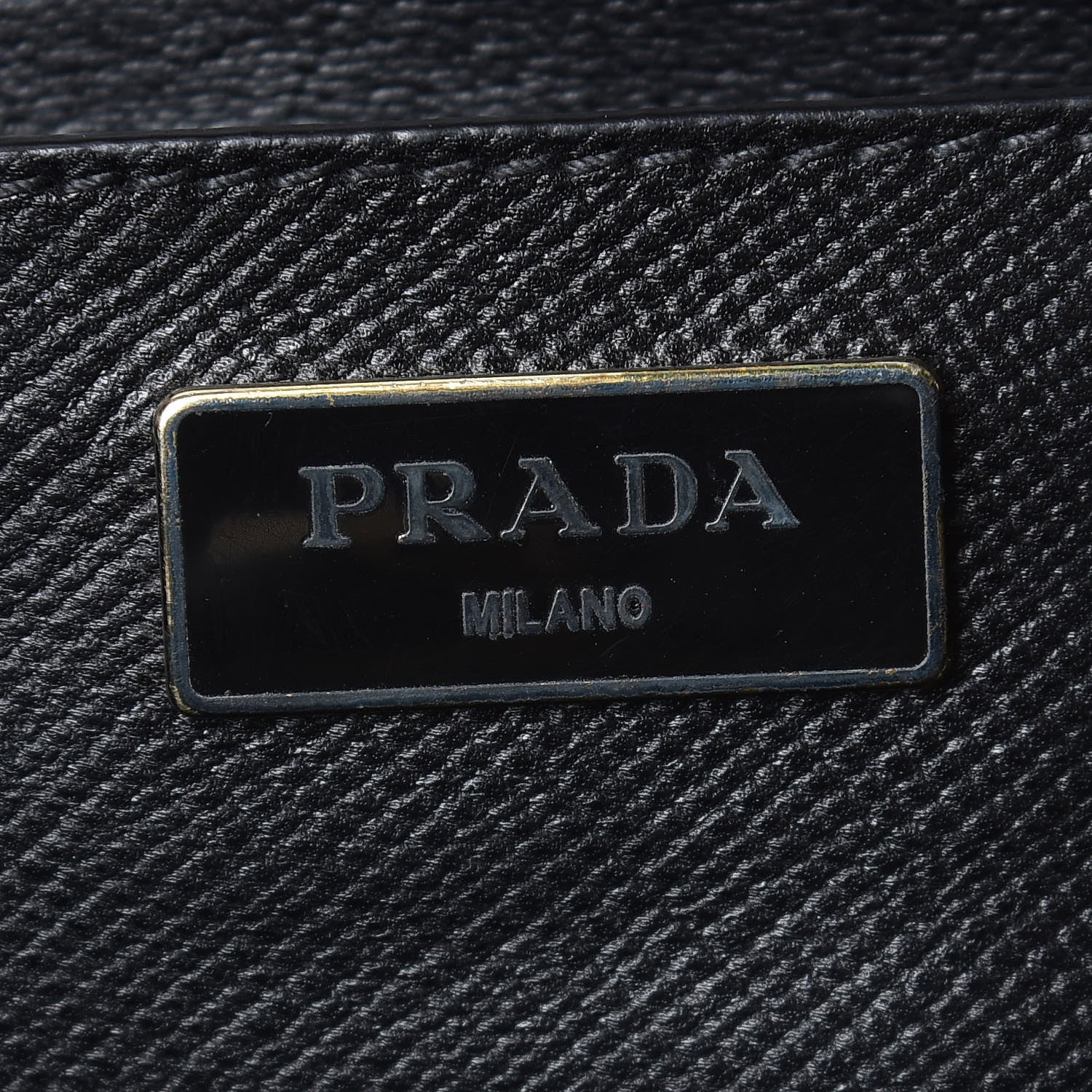 Prada Saffiano Large Double Zip Tote Black 7 of 7