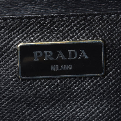 Prada Saffiano Large Double Zip Tote Black 7 of 7