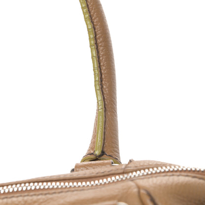 Chanel Calfskin Small Tassel Bowler Light Brown 17 of 20