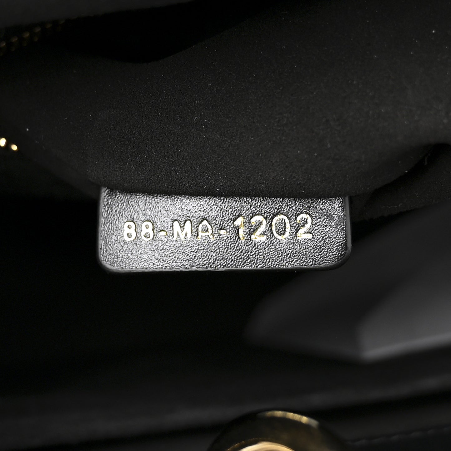 Lambskin Cannage Medium Lady Dior Black