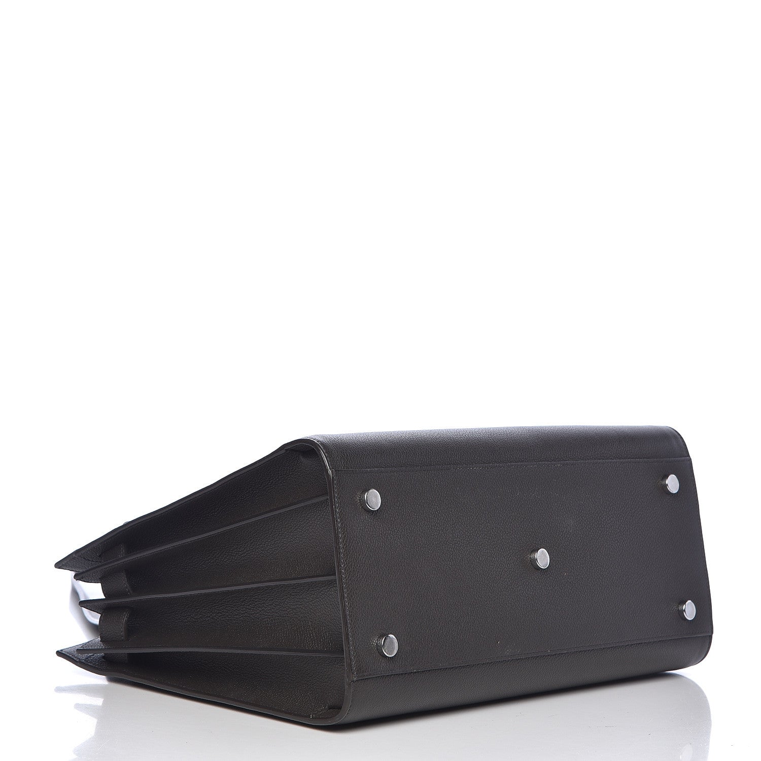 Saint Laurent Grained Calfskin Small Sac De Jour Black 4 of 14