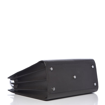 Saint Laurent Grained Calfskin Small Sac De Jour Black 4 of 14