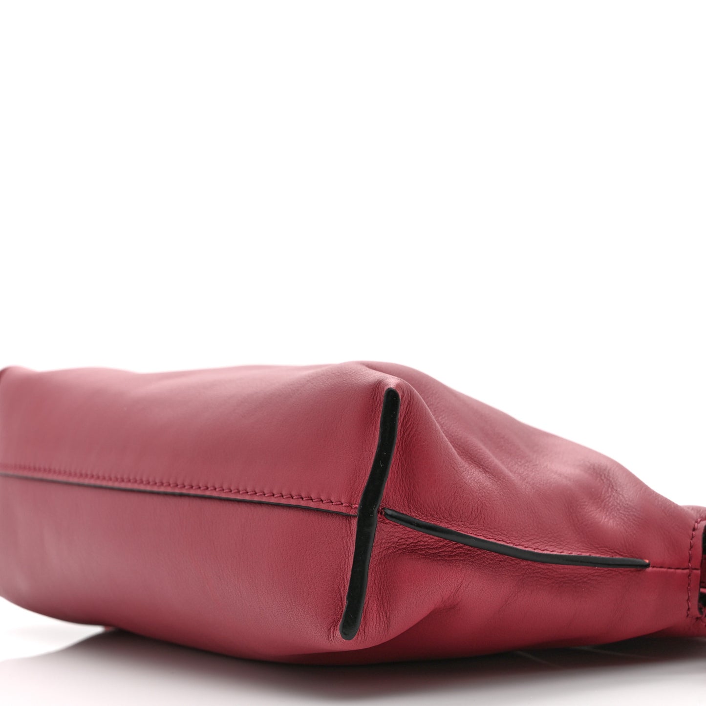 Calfskin Mini Flamenco Knot Bag Peach Bloom
