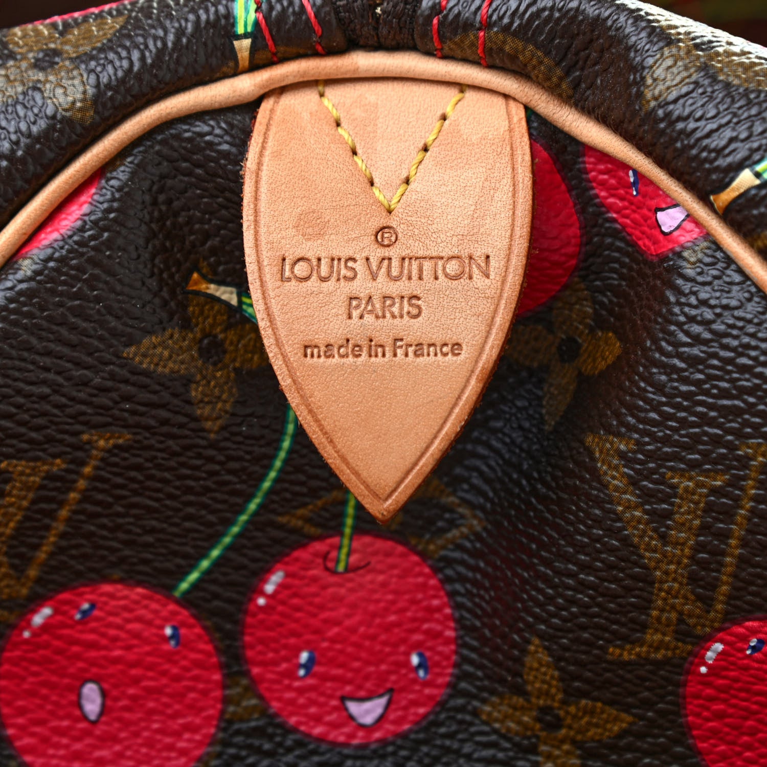 Louis Vuitton Monogram Cerises Keepall 45 17 of 21