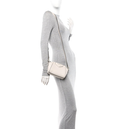 Givenchy Sugar Goatskin Nano Antigona White 2 of 12