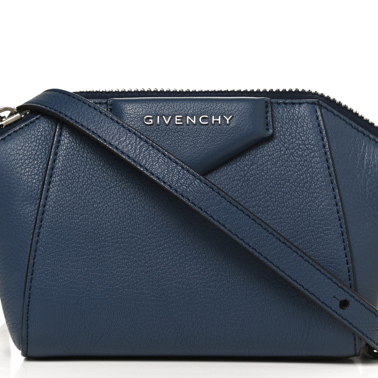 Sugar Goatskin Nano Antigona Midnight Blue