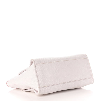 Chanel Canvas Medium Deauville Tote Pink 4 of 11