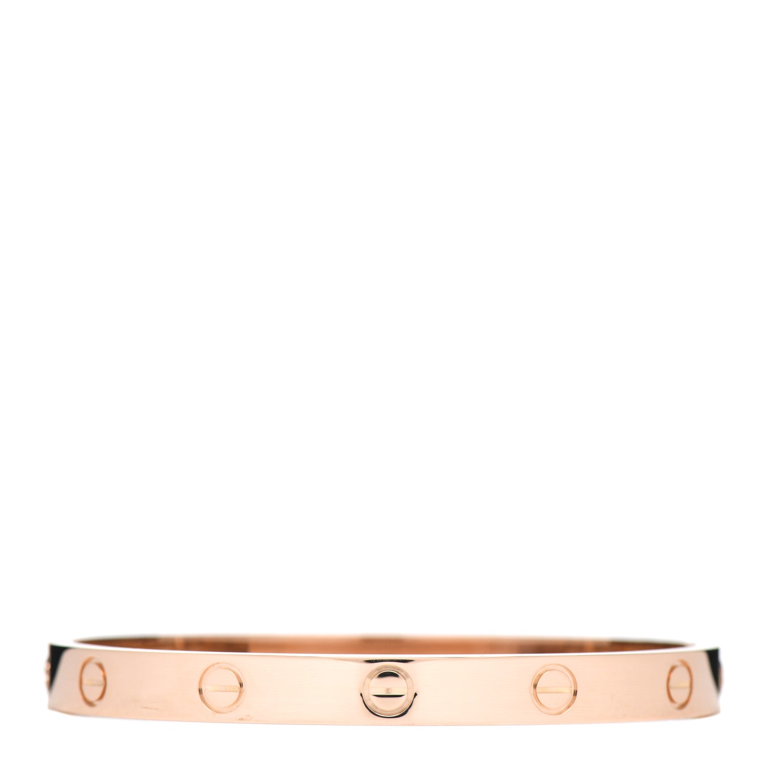 Cartier 18K Pink Gold LOVE Bracelet 17 3 of 5
