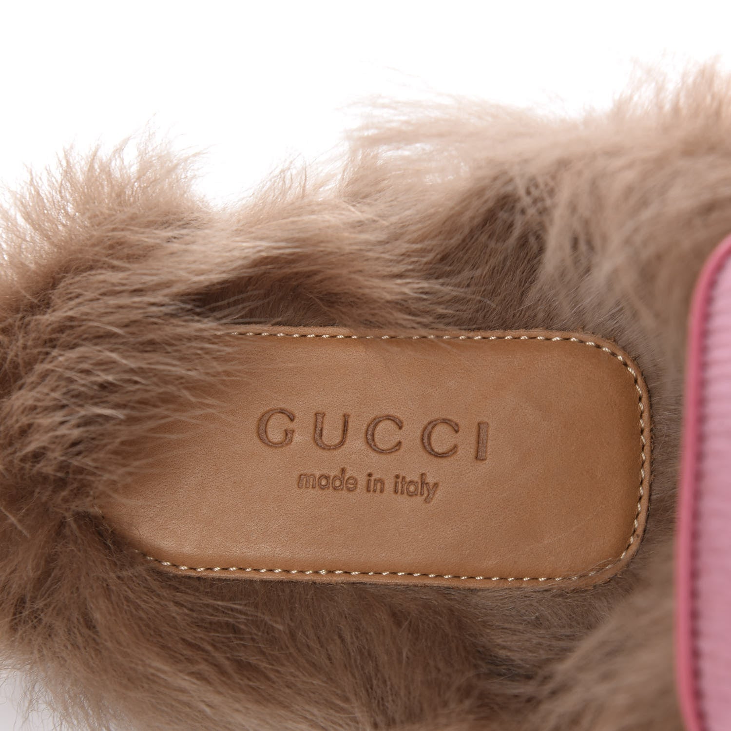 Gucci Merino Wool Womens Princetown Slippers 37 Pink 7 of 9