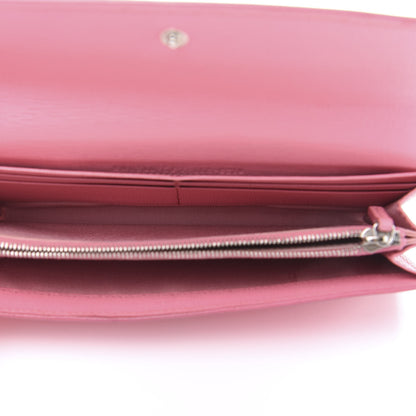 Fendi Vitello Elite Crystal Monster Eyes Simply Continental Wallet Lollypop Black 4 of 8