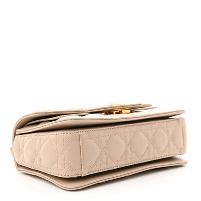 Christian Dior Lambskin Cannage Small Jolie Top Handle Bag Powder Beige 4 of 10