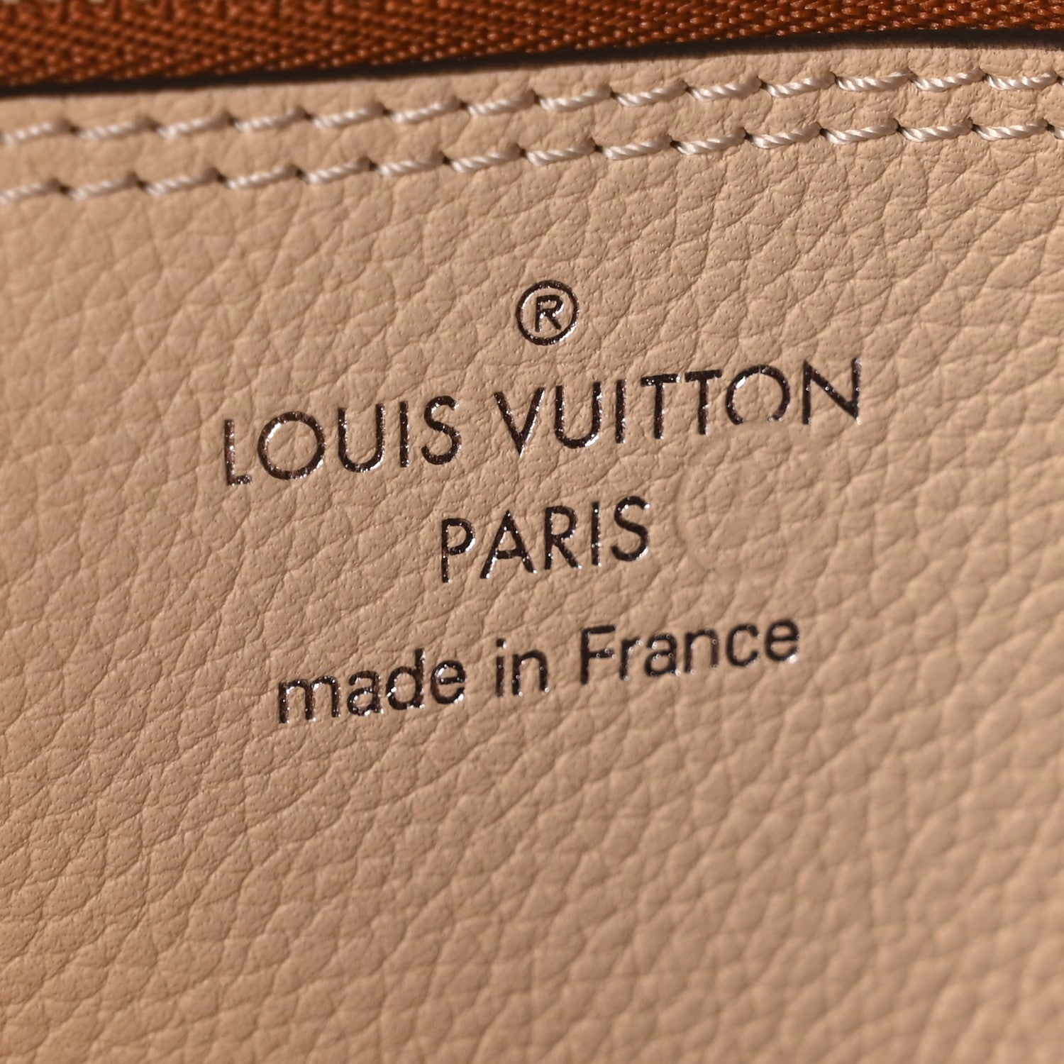 Louis Vuitton Mahina Carmel Hobo Creme 6 of 9