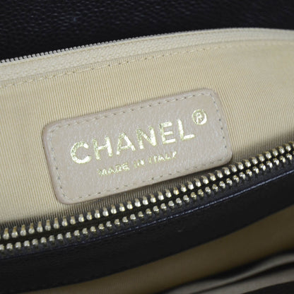 Chanel Caviar Grand Shopping Tote GST Dark Brown GHW 8 of 9