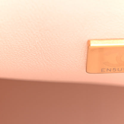 Chanel Caviar Quilted Maxi Double Flap Light Beige 7 of 11