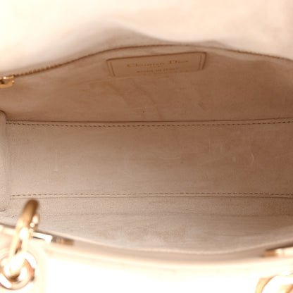 Christian Dior Lambskin Cannage Small My ABCDior Lady Dior Beige 5 of 10