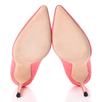 Jimmy Choo Suede Romy 110 Pumps 36.5 Pink 7 of 13