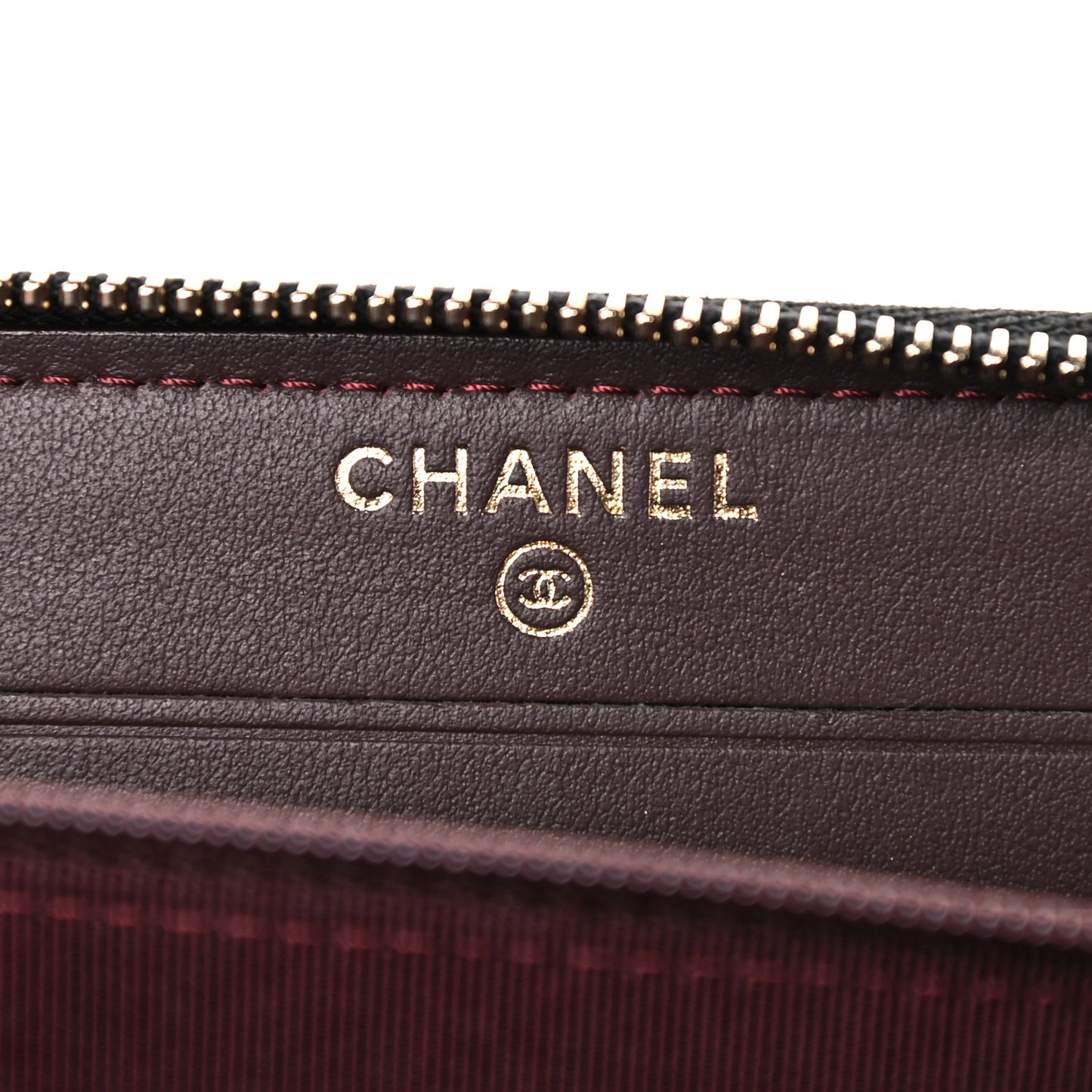 Aged Calfskin Quilted Small Lucky Charms 2.55 Reissue Zip Around Wallet Black