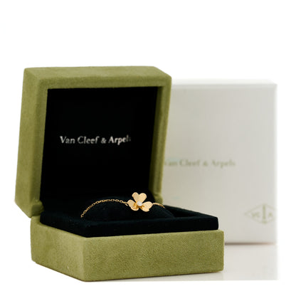 Van Cleef & Arpels 18K Yellow Gold Diamond Mini Frivole Bracelet 5 of 5