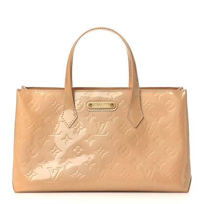 Louis Vuitton Vernis Wilshire PM Blanc Corail 1 of 6